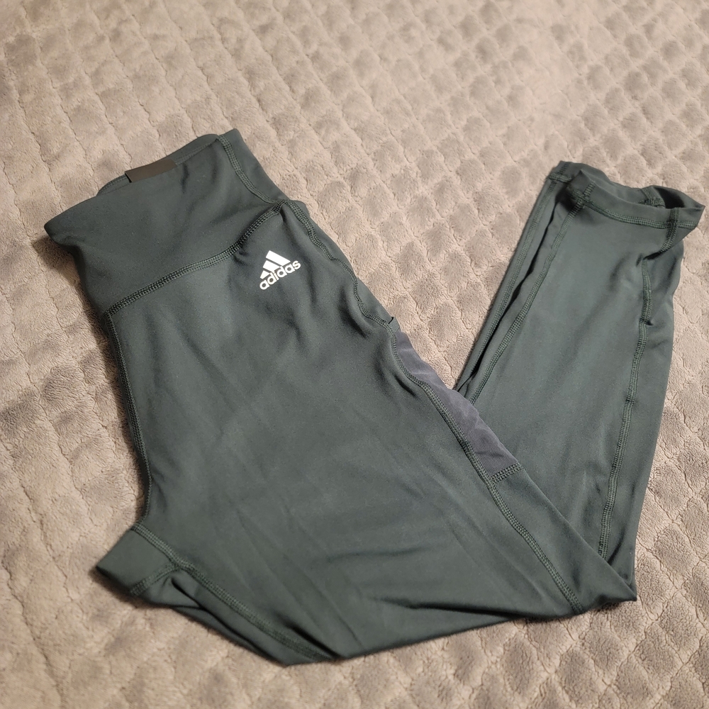 Adidas Womens Green Leggings